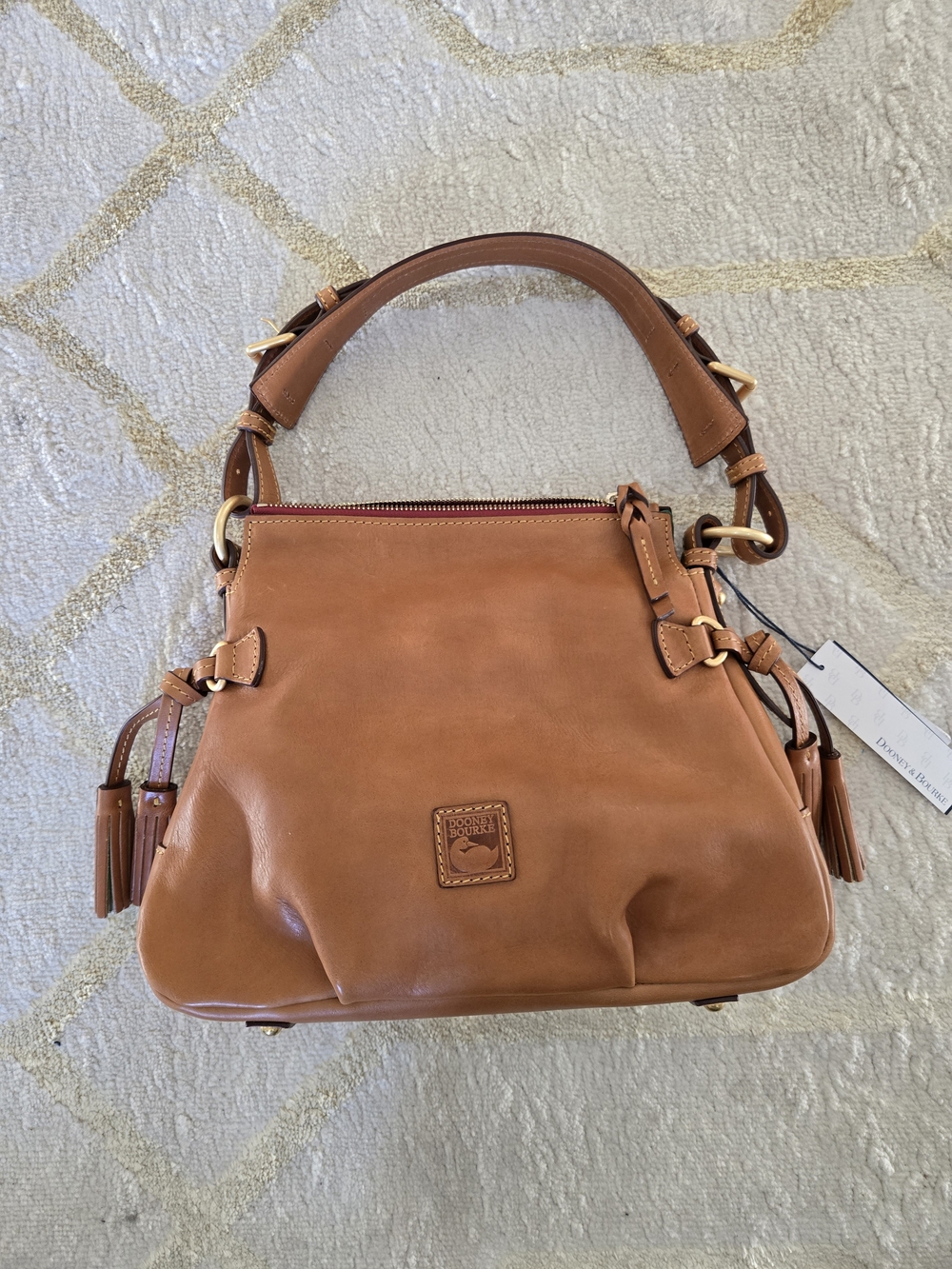 NWT Dooney & Bourke Florentine Teagan 30 Shoulder Bag